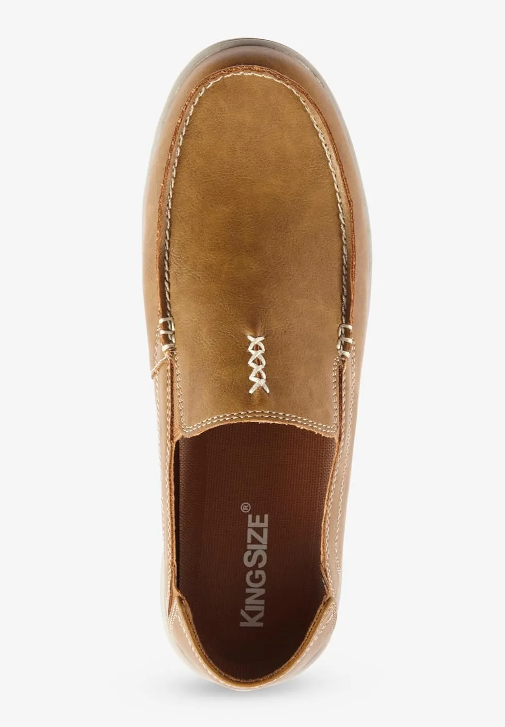 KingSize Men's Slip-On Mock Loafer