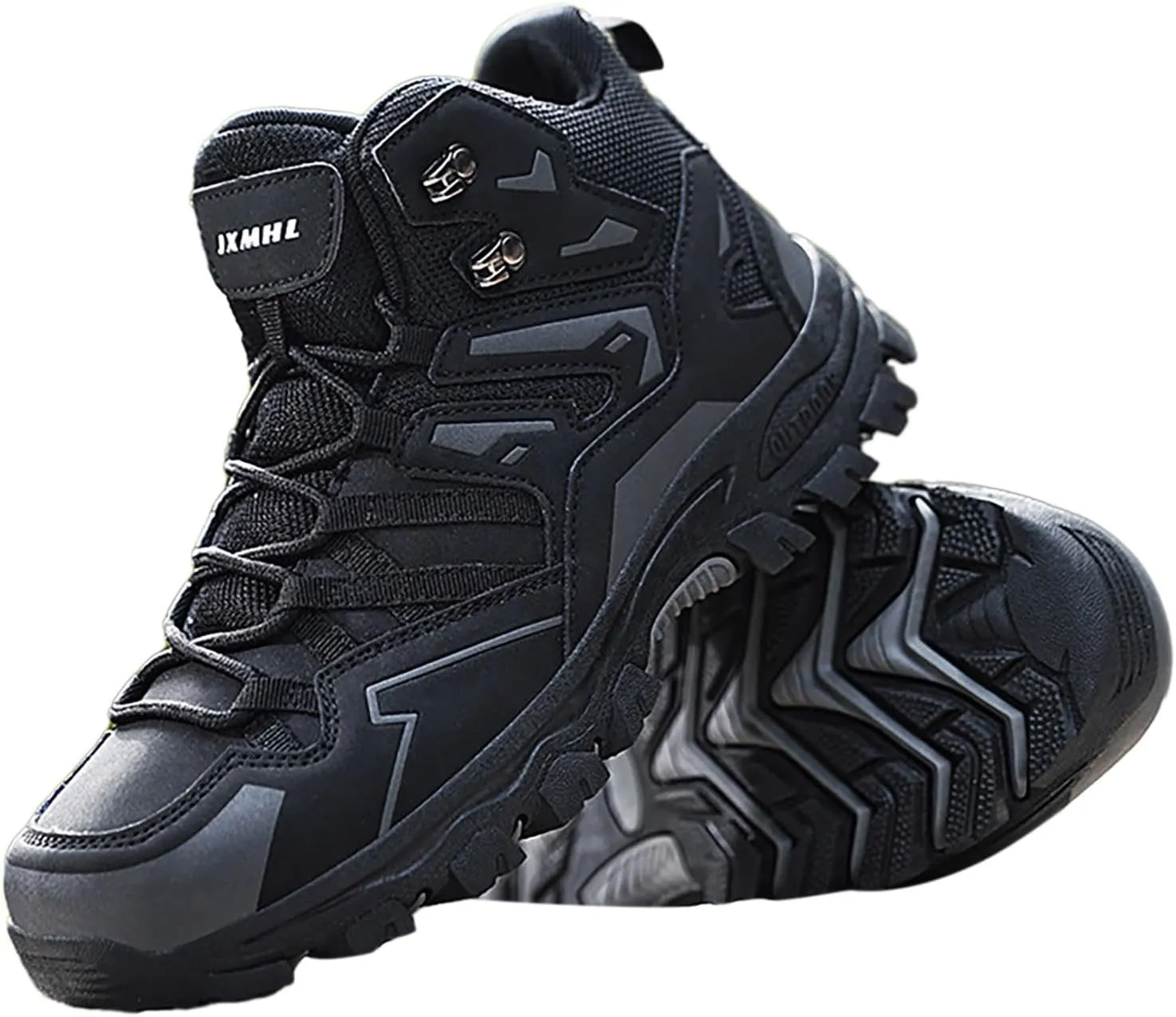 Man Hiking Boots Men's Hiking Shoes Lightweight Non Slip Outdoor Ankle Boots Outdoor Casual Breathable Hike Shoe