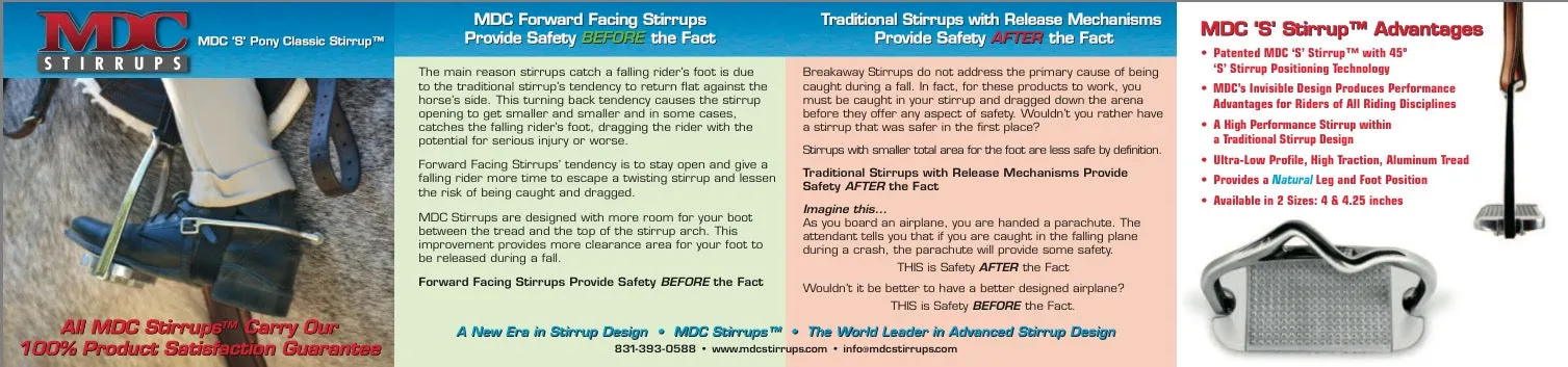 MDC ‘S’ Classic™ Stirrup