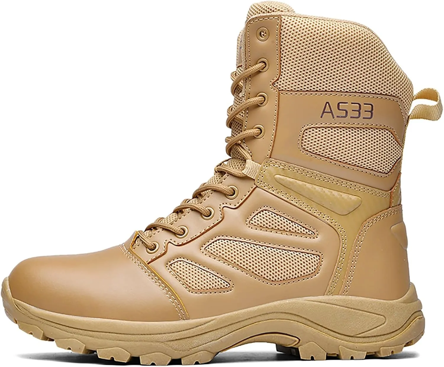 Men Military Boots Tactical Boots Combat Boots Breathable Police Patrol Boots Lightweight Army Boots Waterproof Hiking Boots