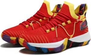 Mens And Womens mesh Fabric Breathable Basketball Sneakers Mid Top Lace Up Upper For Casual Sneakers Comfortable And Non Slip Baseball Sneakers Park Walking Shoes Badminton Volleyball Table Tennis