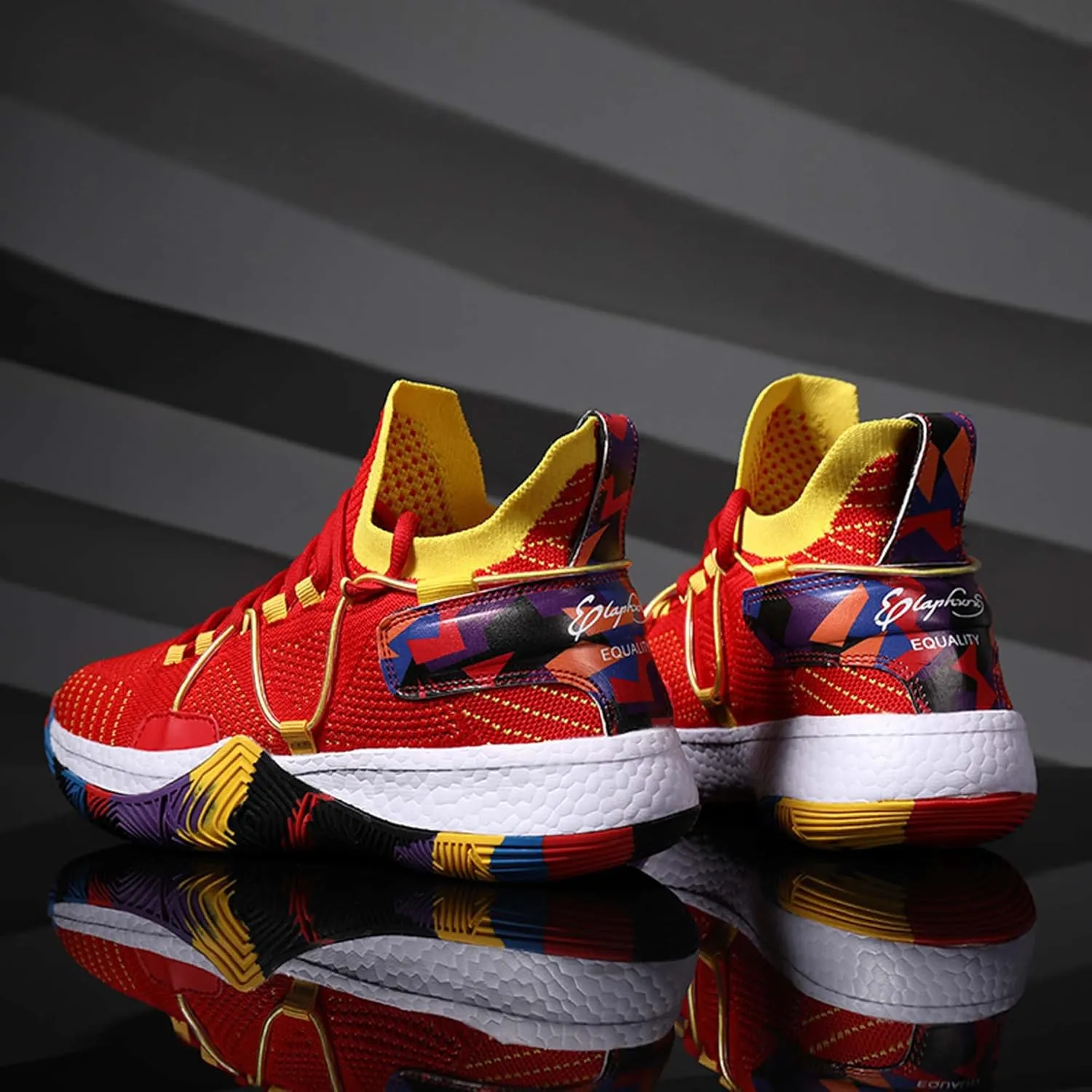 Mens And Womens mesh Fabric Breathable Basketball Sneakers Mid Top Lace Up Upper For Casual Sneakers Comfortable And Non Slip Baseball Sneakers Park Walking Shoes Badminton Volleyball Table Tennis