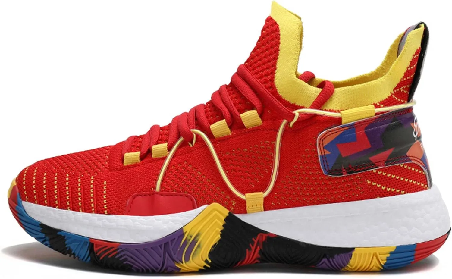 Mens And Womens mesh Fabric Breathable Basketball Sneakers Mid Top Lace Up Upper For Casual Sneakers Comfortable And Non Slip Baseball Sneakers Park Walking Shoes Badminton Volleyball Table Tennis