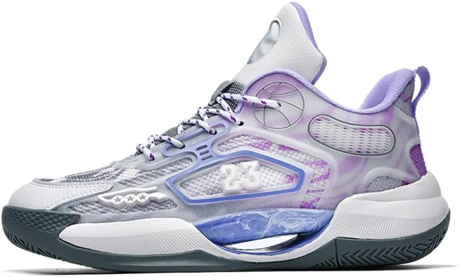 Mens Basketball Shoes Fashion Athletic Sneakers Unisex Outdoor Sport Shoes Lightweight Volleyball Shoes Non Slip Basketball Shoes