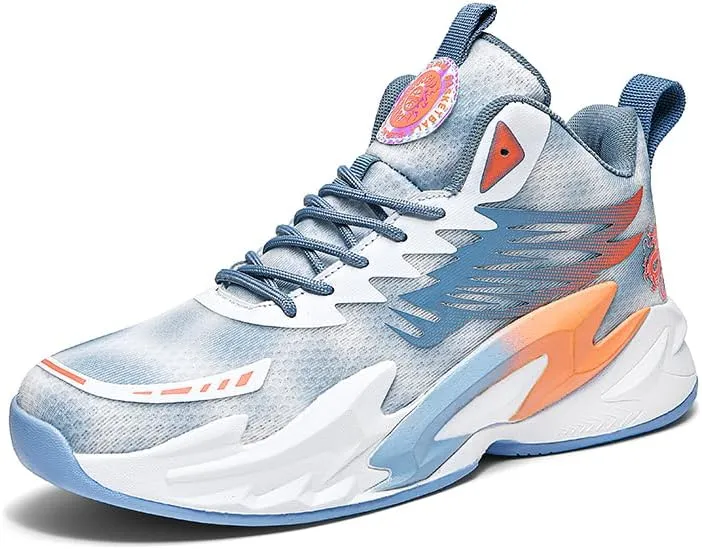 Mens Basketball Shoes Fashion Running Shoes Breathable Non-Slip Outdoor Casual Lightweight Sport Volleyball Shoes