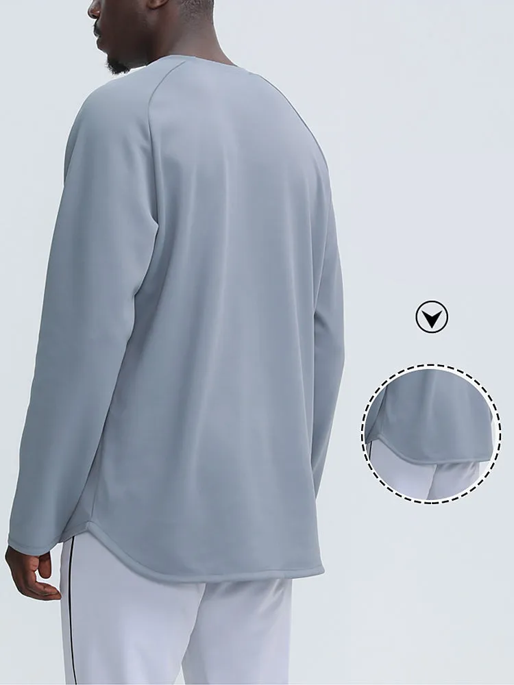 Men's Loose Outdoor Sports Long Sleeve T-Shirt