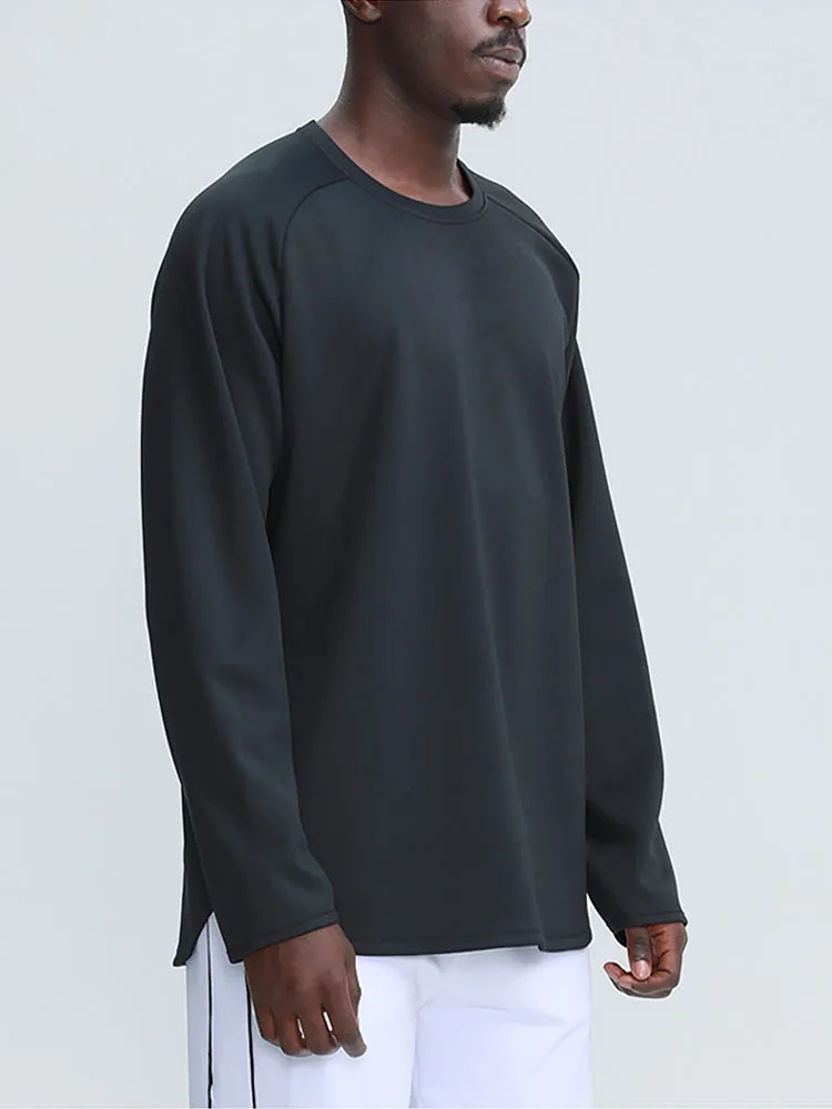 Men's Loose Outdoor Sports Long Sleeve T-Shirt