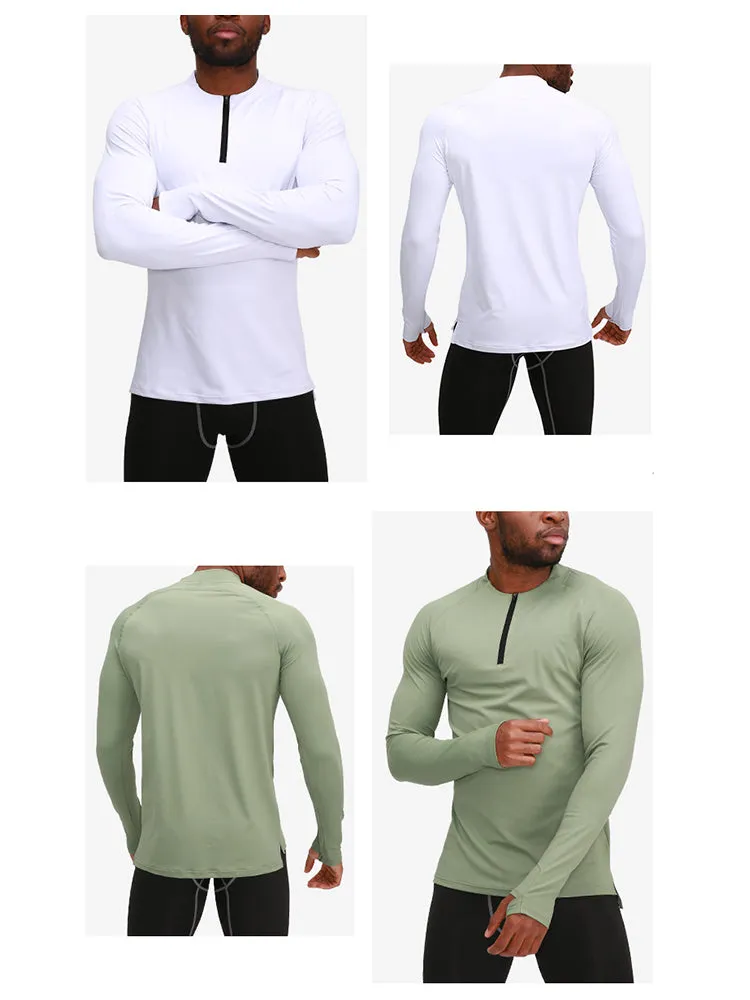 Men's Outdoor Sports T-Shirt with Long Sleeves