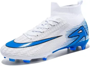 Mens Soccer Shoes,High Tops Soccer Shoes, Comfortable and Durable, Breathable, Sports, Professional, Youth, Kids, Unisex Soccer Shoes, Football Shoes