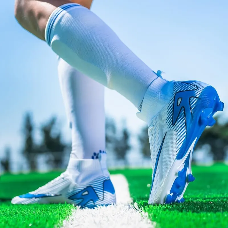 Mens Soccer Shoes,High Tops Soccer Shoes, Comfortable and Durable, Breathable, Sports, Professional, Youth, Kids, Unisex Soccer Shoes, Football Shoes