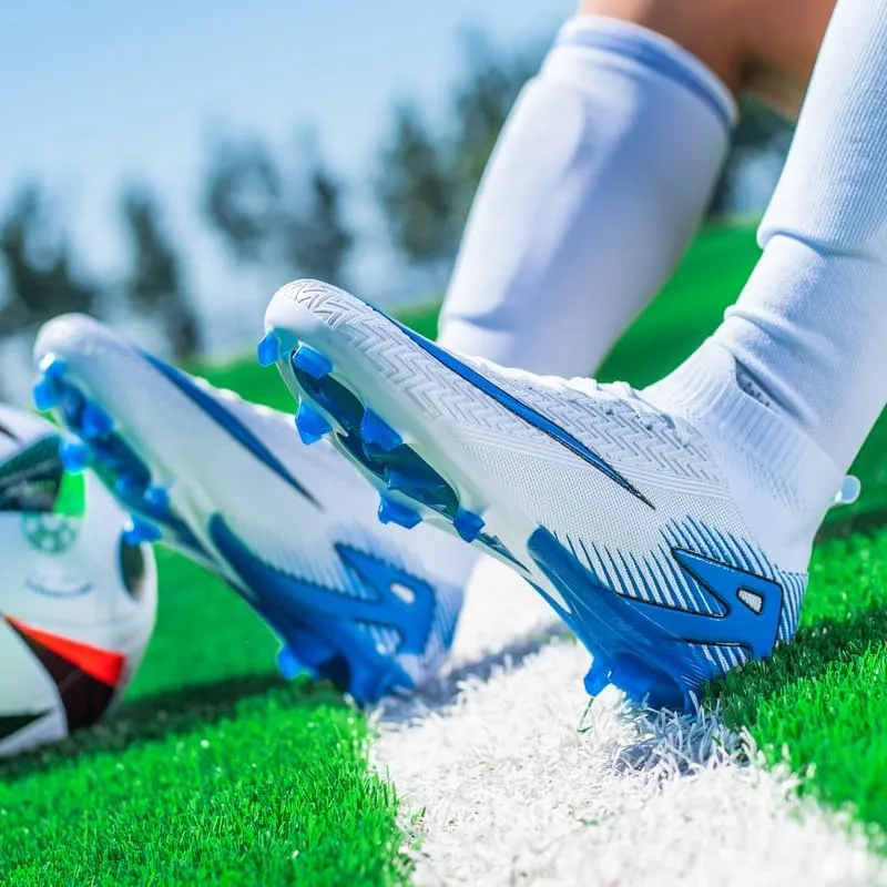 Mens Soccer Shoes,High Tops Soccer Shoes, Comfortable and Durable, Breathable, Sports, Professional, Youth, Kids, Unisex Soccer Shoes, Football Shoes