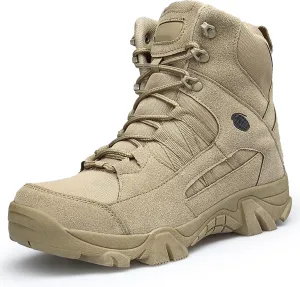 Military Boots For Men Tactical Boots Combat Boots Breathable Police Patrol Boots Lightweight Army Boots Waterproof Hiking Boots