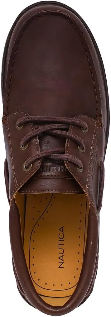 Nautica Men's Dress Boat Shoe, Casual Loafer Lace-Up Fashion Sneaker with Cushioned Insole ?C Comfortable, Lightweight and Durable