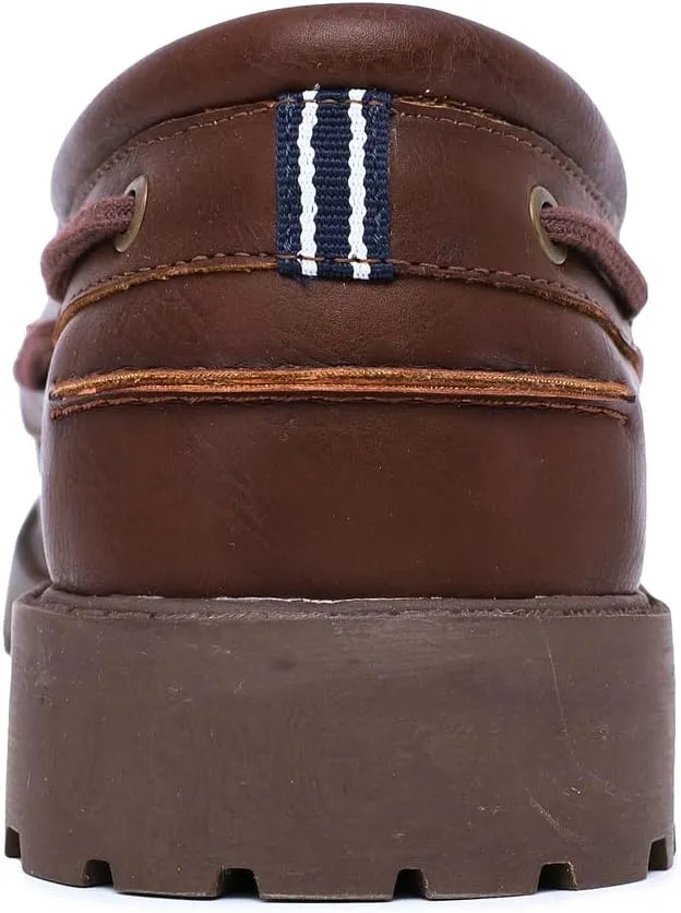 Nautica Men's Dress Boat Shoe, Casual Loafer Lace-Up Fashion Sneaker with Cushioned Insole ?C Comfortable, Lightweight and Durable