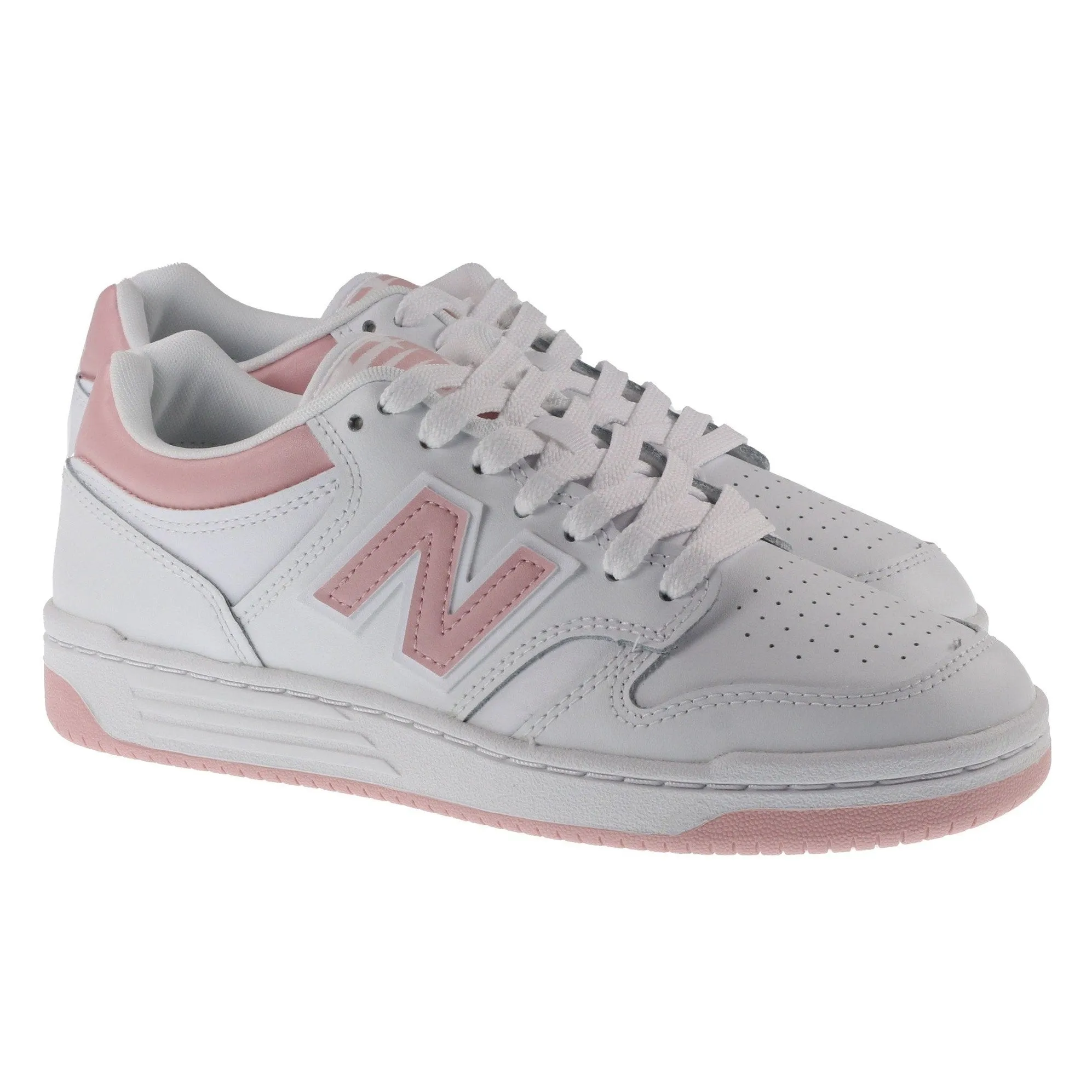 New Balance Trainers Womens 480 White Orb Pink
