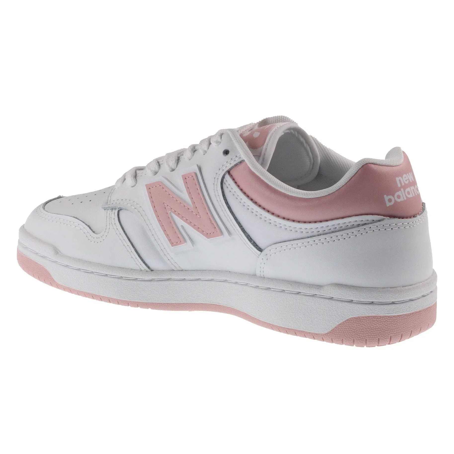 New Balance Trainers Womens 480 White Orb Pink