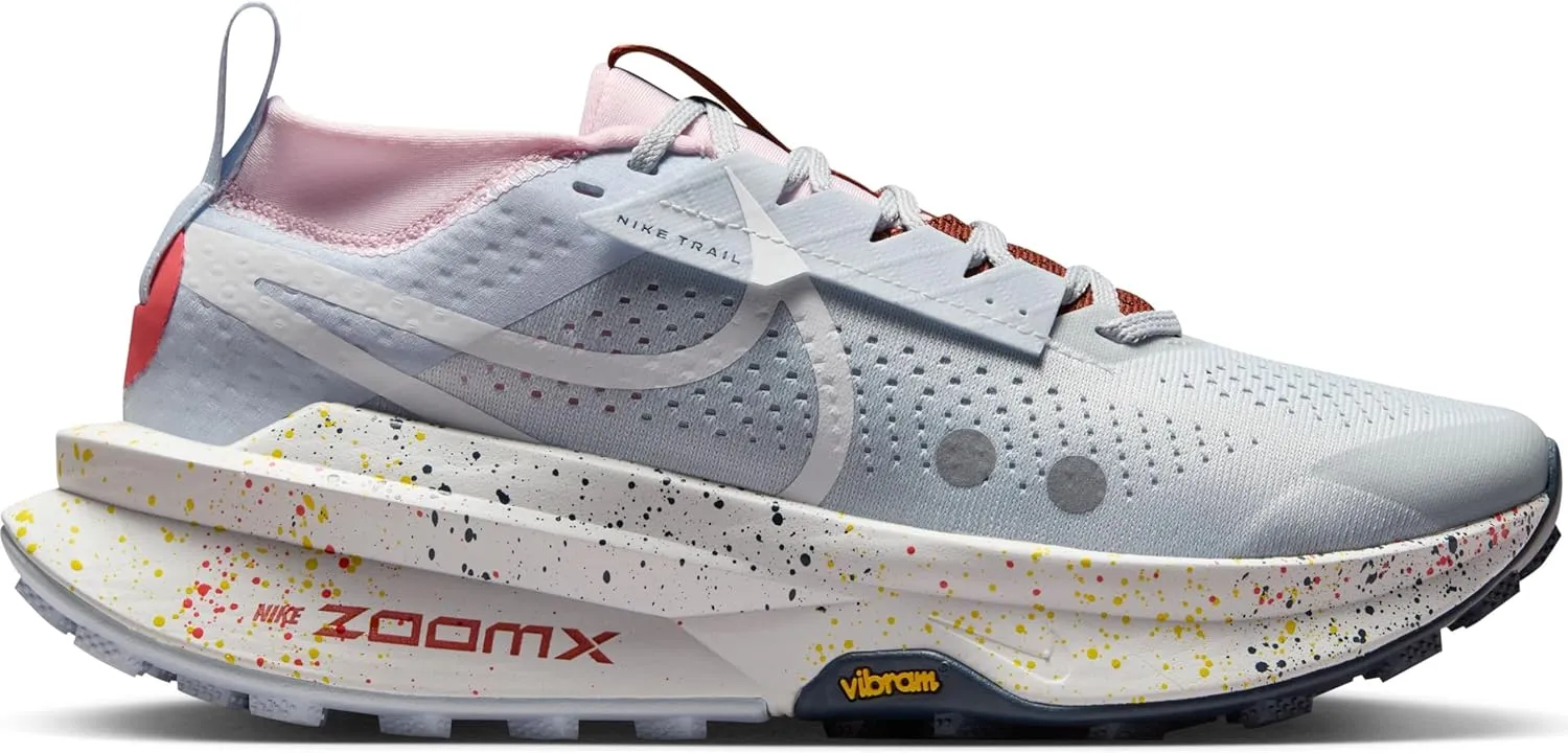 Nike Zegama 2 Women's Trail Running Shoes (FD5191-006, Pure Platinum/Football Grey/Pink Foam/White)