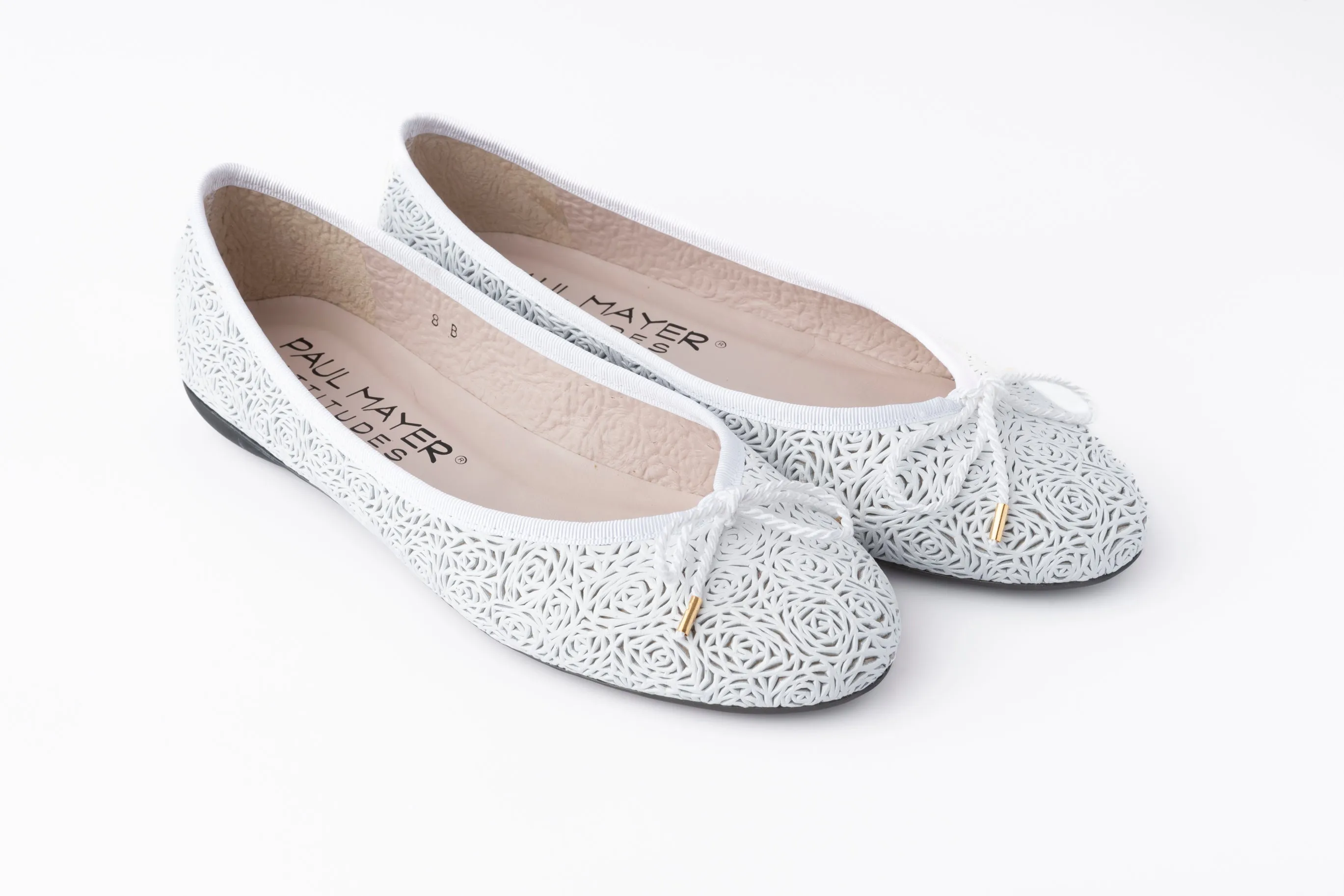 PAUL MAYER - BINGO - SIZE 8 - NAPPA WHITE