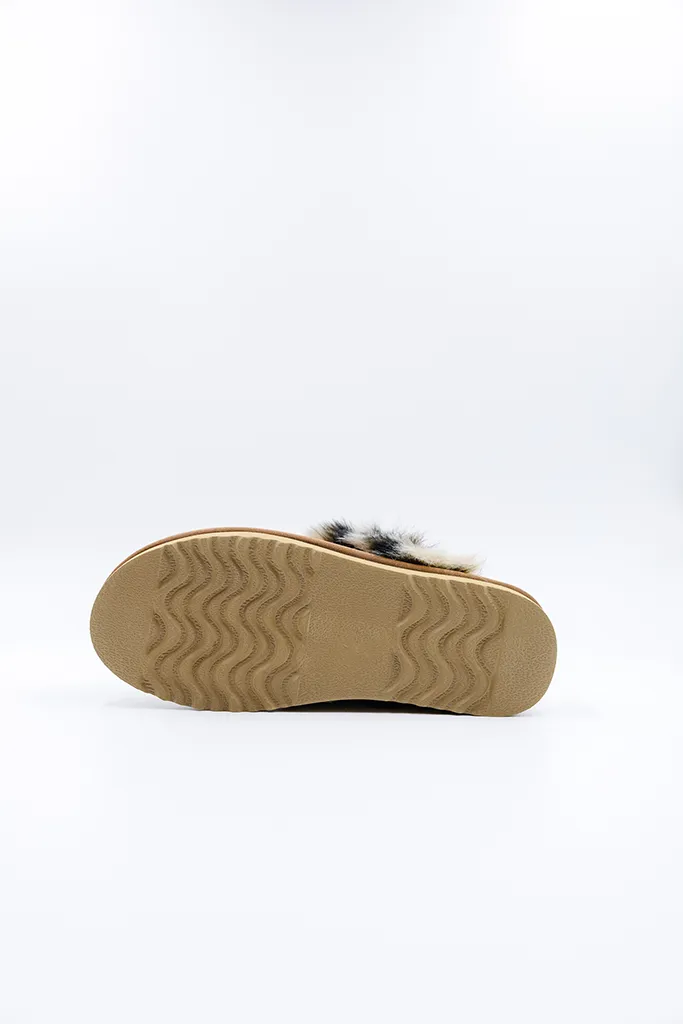 PAWJ Slippers | Chestnut / Wild Leopard