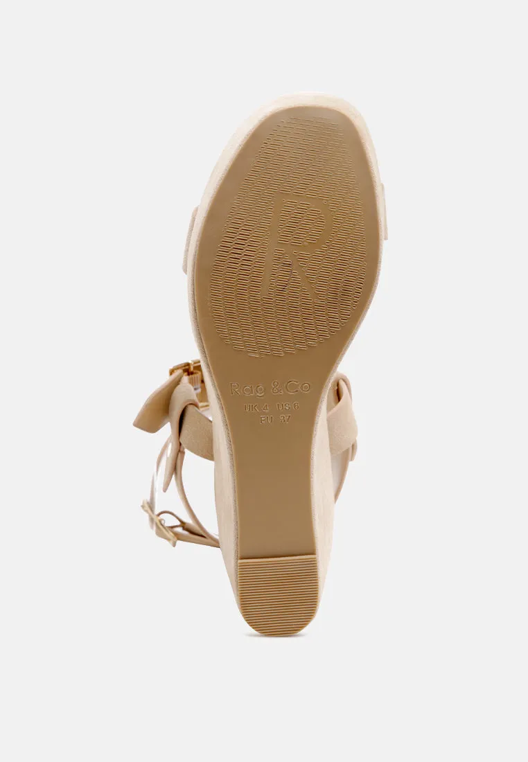 Portia Leather Wedge Sandal