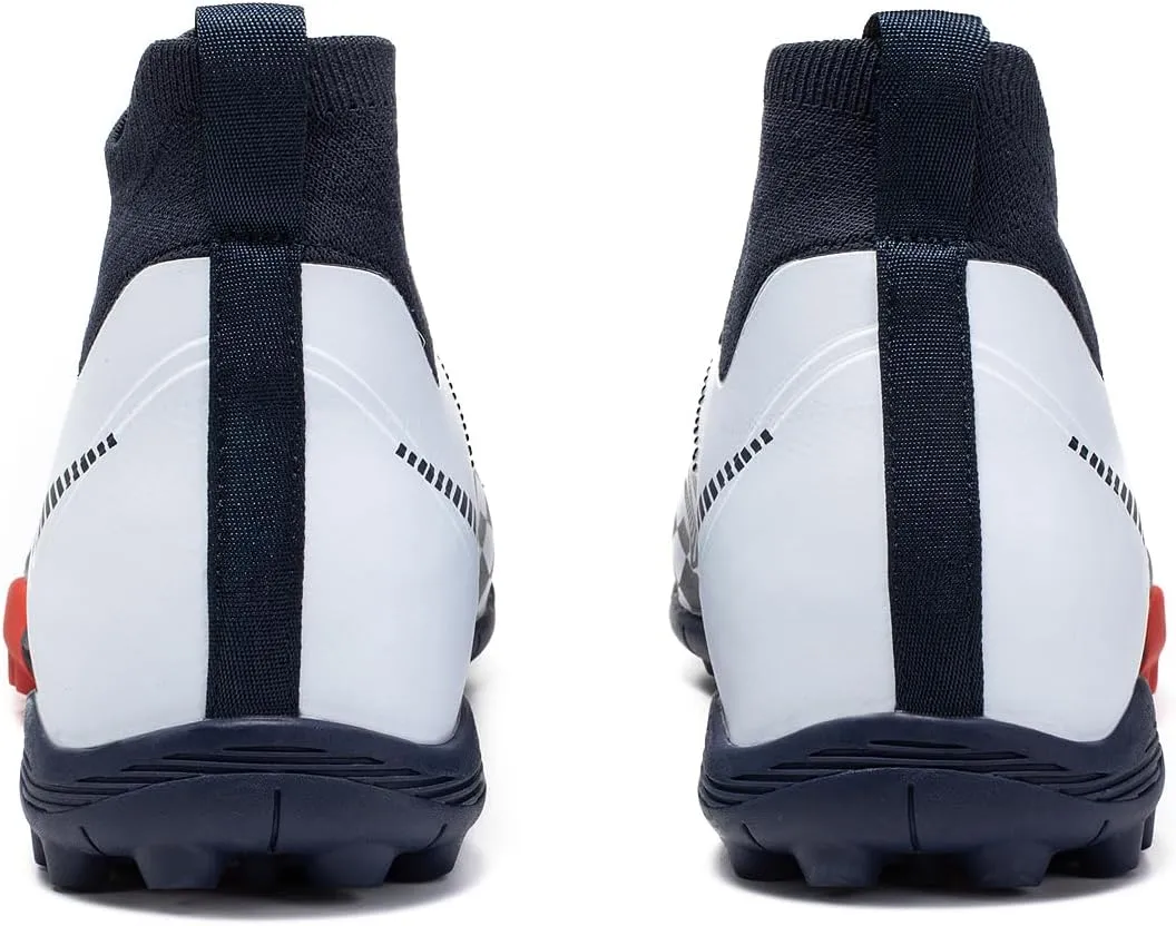 Professional Men's Lightweight and Breathable Indoor and Outdoor Training Sports Football Shoes, Anti Slip Cleat Shoes