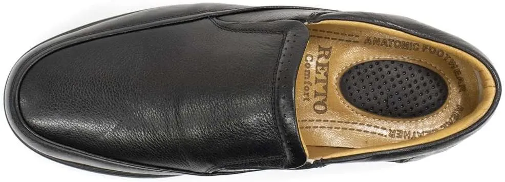 RETTO Men's Koy Leather Slip-on Loafer