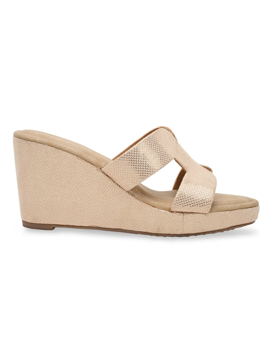 Rocia By Regal Gold Women Stylish High Heel Platforms