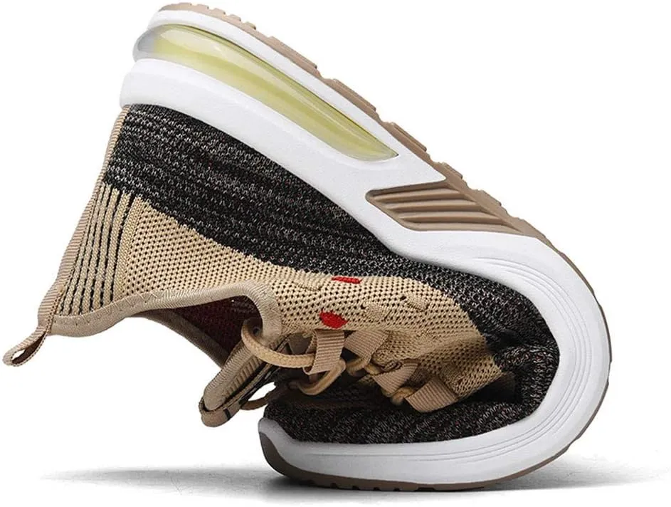 Running Shoes Womens Zapatos De Mujer Antiderrapante Brown Walking Shoes for Women with Arch Support and Comfort Walking Sneakers for Women Wide Width Zapato Tenis Antiderrapante para Mujer