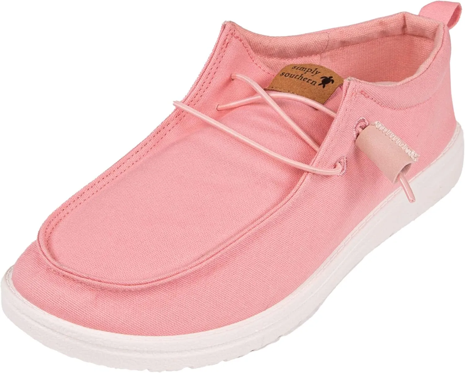 Simply Southern YOUTH Coral Slip On Shoes