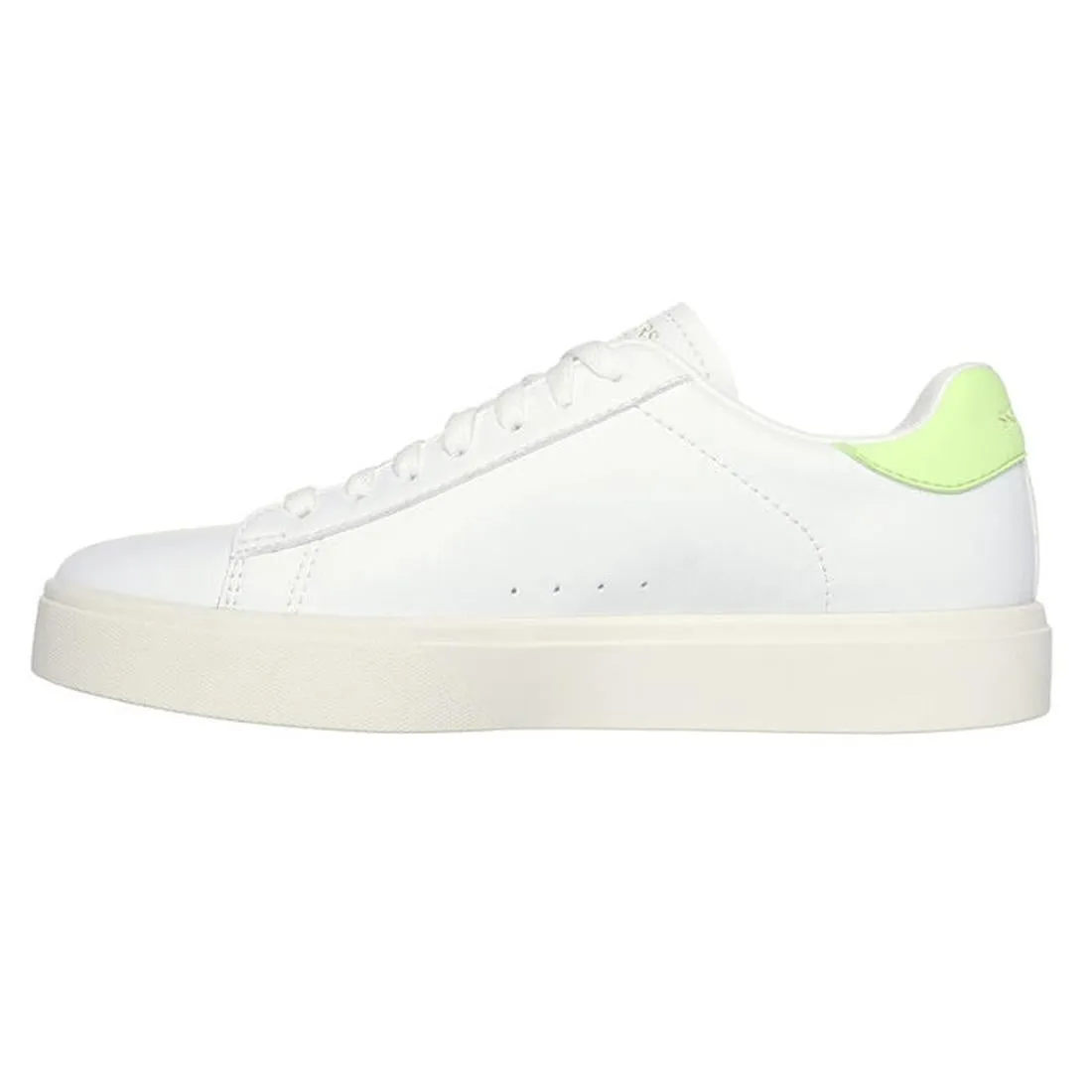 Skechers Eden LX Top Grade White  Lime Multi Womens Trainer