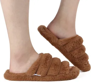 Snoozies Slides, Brown