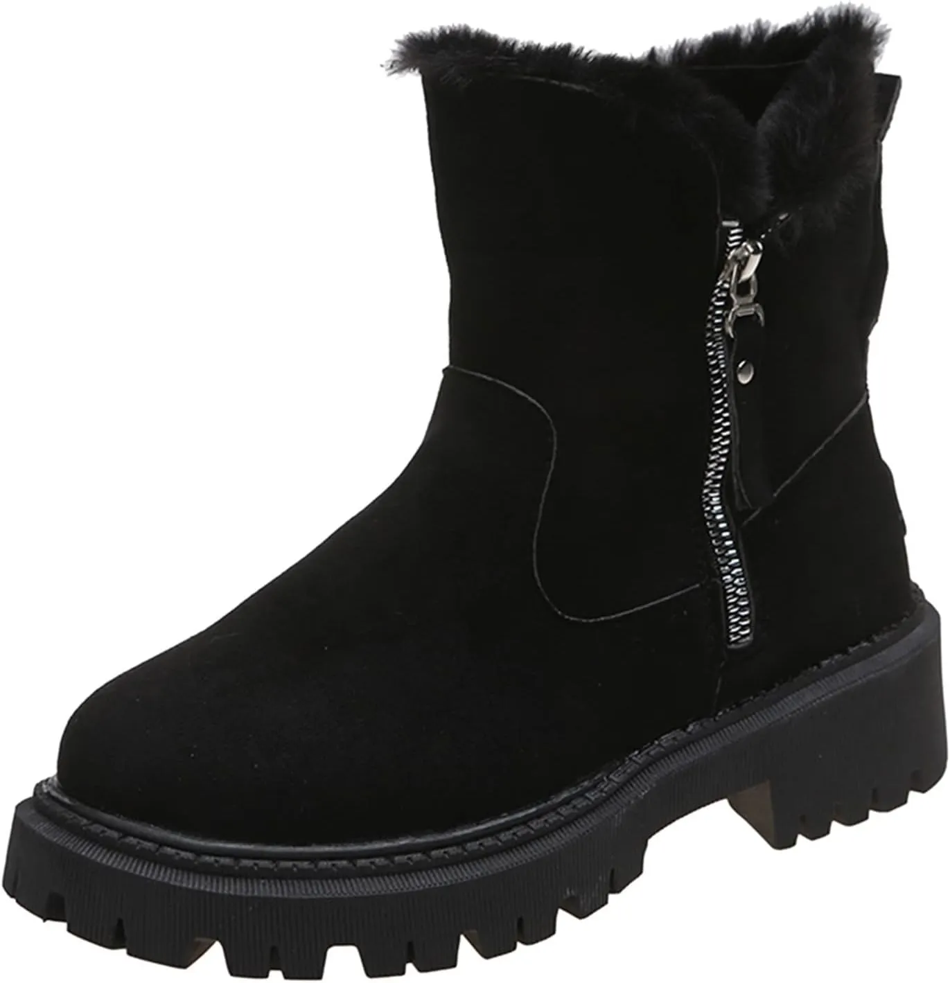 Snow Boots for Women Cute High Ankle Snow Boots Size 9 Wide for Women Extra Wide Width Winter Boots for Women Plus Size Snowboard Boots Women Botas De Invierno Para Mujer Elegantes Cortos