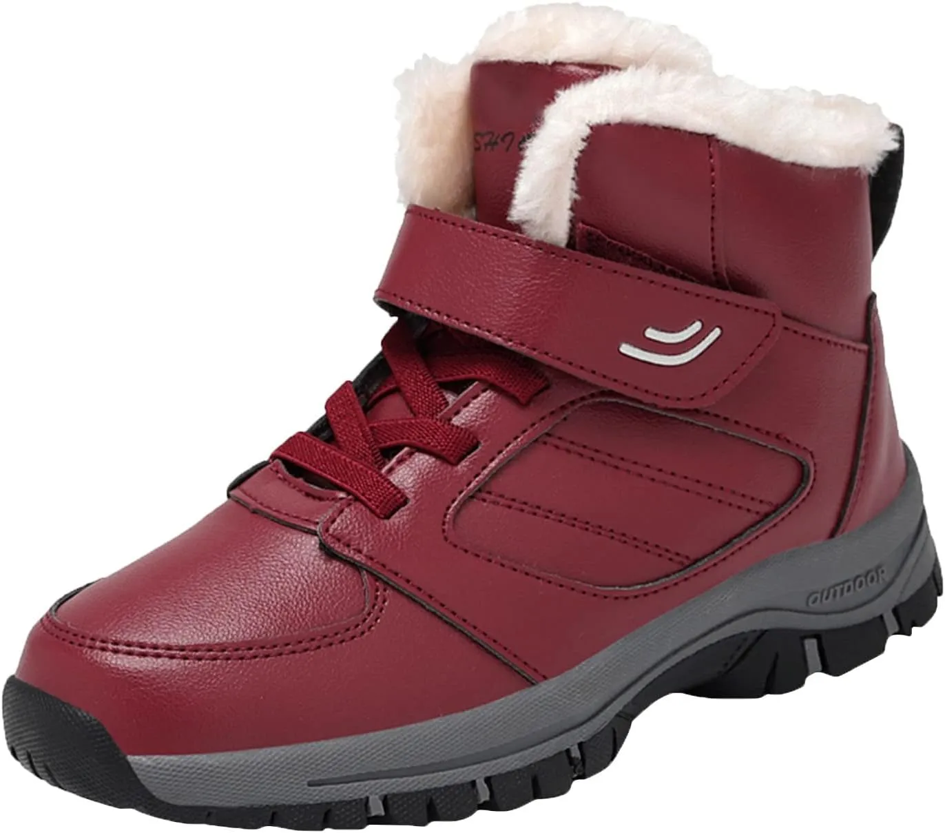 Snow Boots for Women Waterproof Non Slip Wide Womens Boots Winter Ankle Womens Wide Width Snow Boots with Zipper Boots for Snow Woman Winter Boot for Women Size 5.5