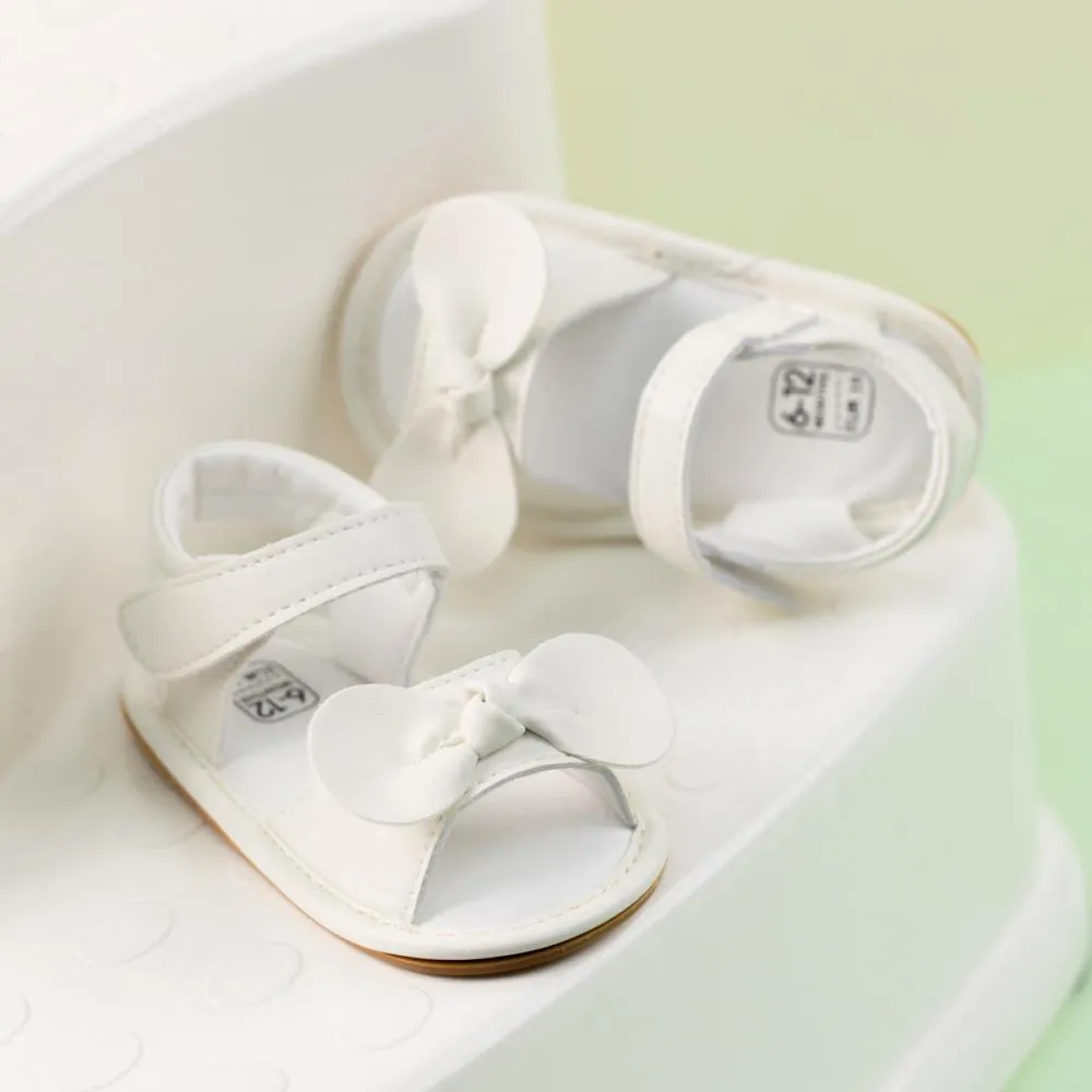 Summer baby bow anti slip breathable sandals Wholesale Children Shoes
