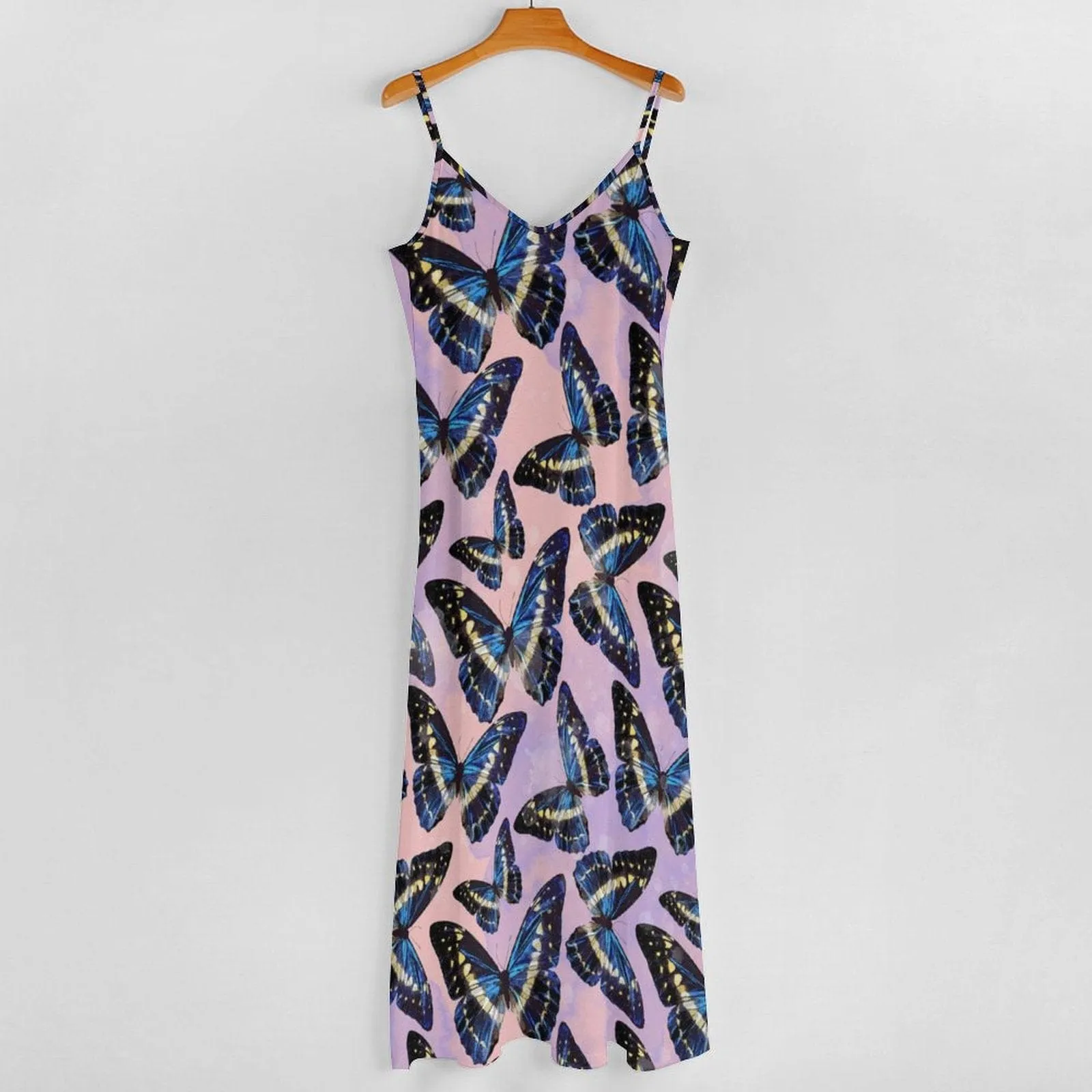 Summer Style Dress Straps Slip Dress Sleeveless Beach Dress Women's Long Slip Dress Gift for Her, Gift for Mom