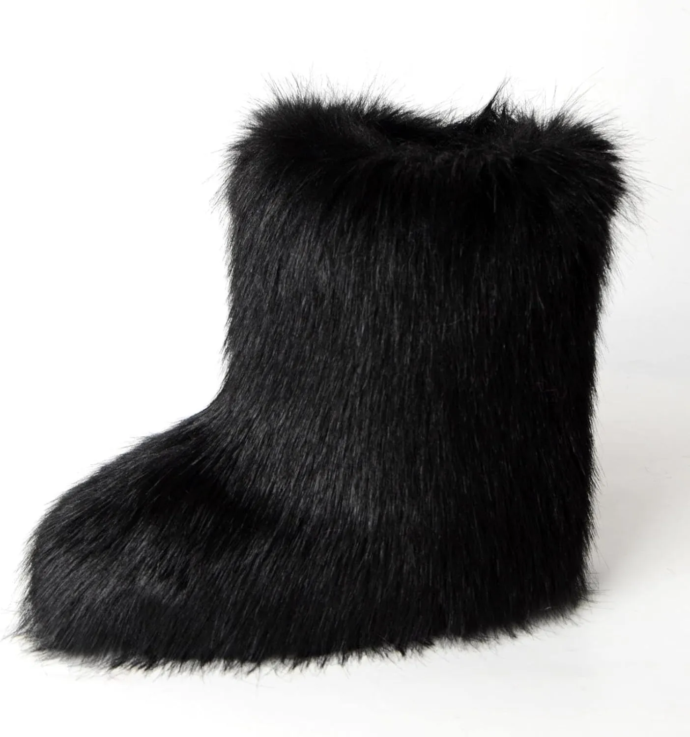 Tall Winter Boots for Women Waterproof Snow Non Slip Snow Boots Women Waterproof Cute Women Winter Boots with Fur Wedge Heel Winter Boots for Women Botas De Invierno Tacon Alto Para Mujer Elegantes