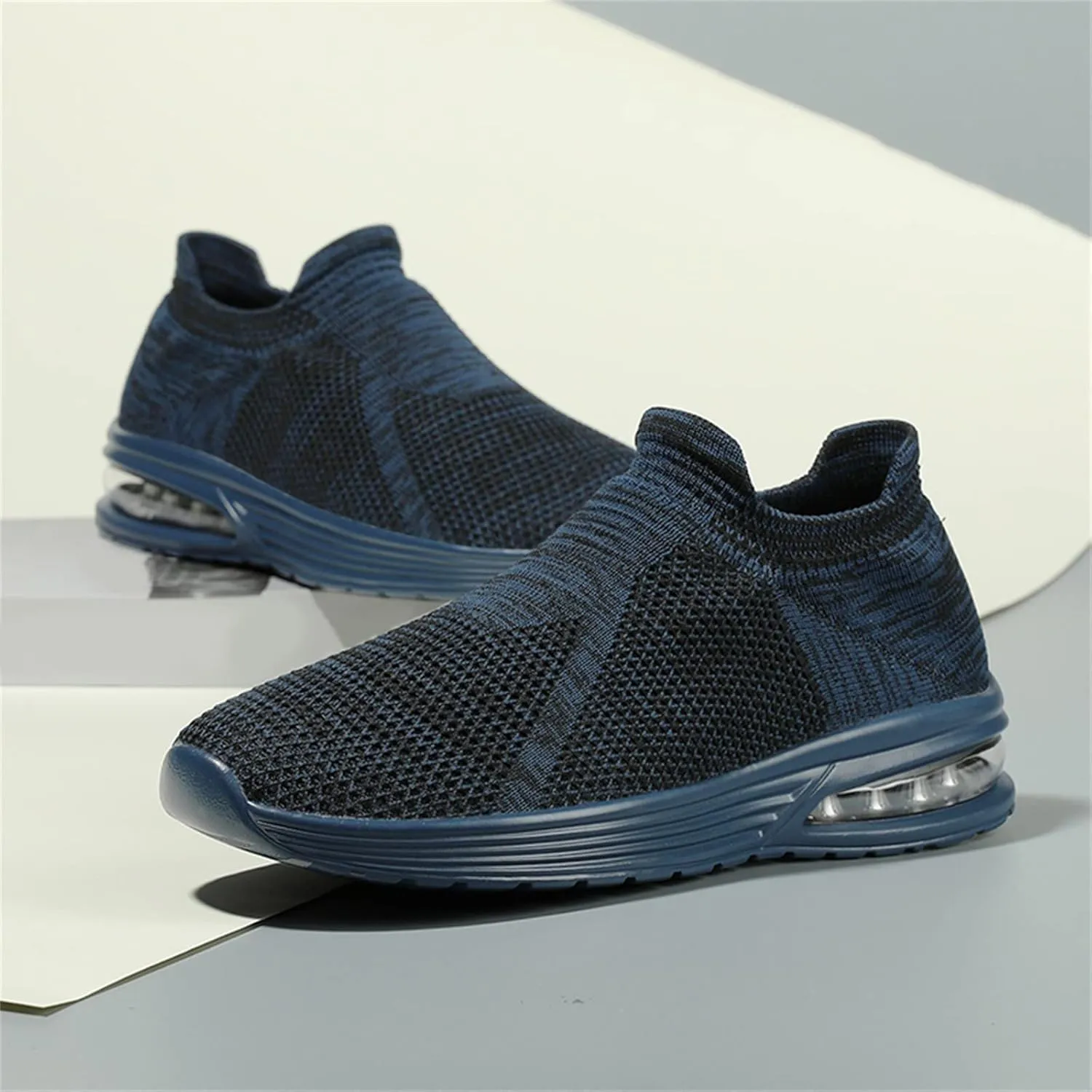 Tennis Shoes Men Barefoot Shoes Men Men's Hands Free Slip On Sneaker Lightweight Breathable Walking Gym Tennis Athletic Footwear Slip on Sneakers
