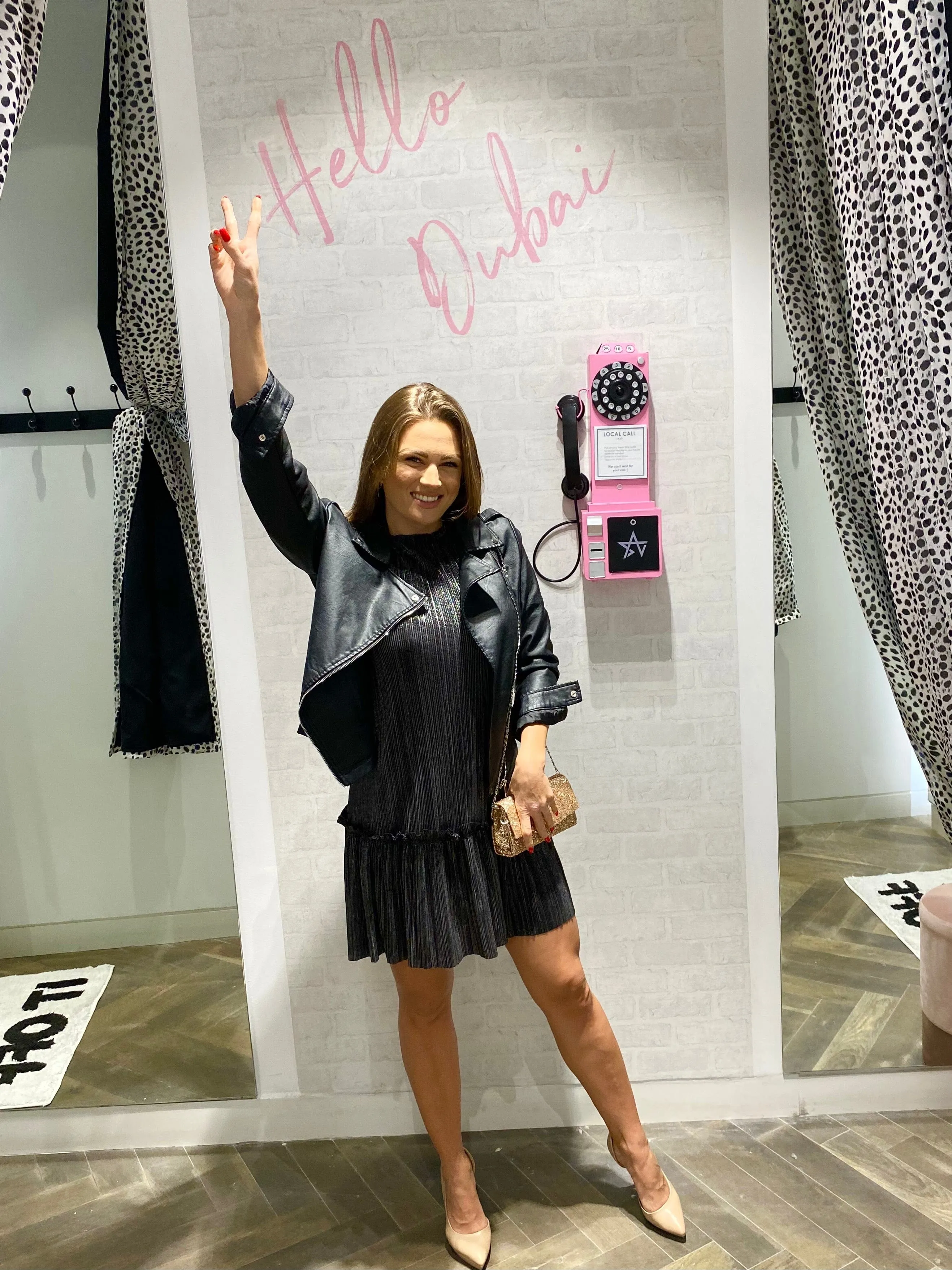 The Party Tunic - Classic Black Pleats