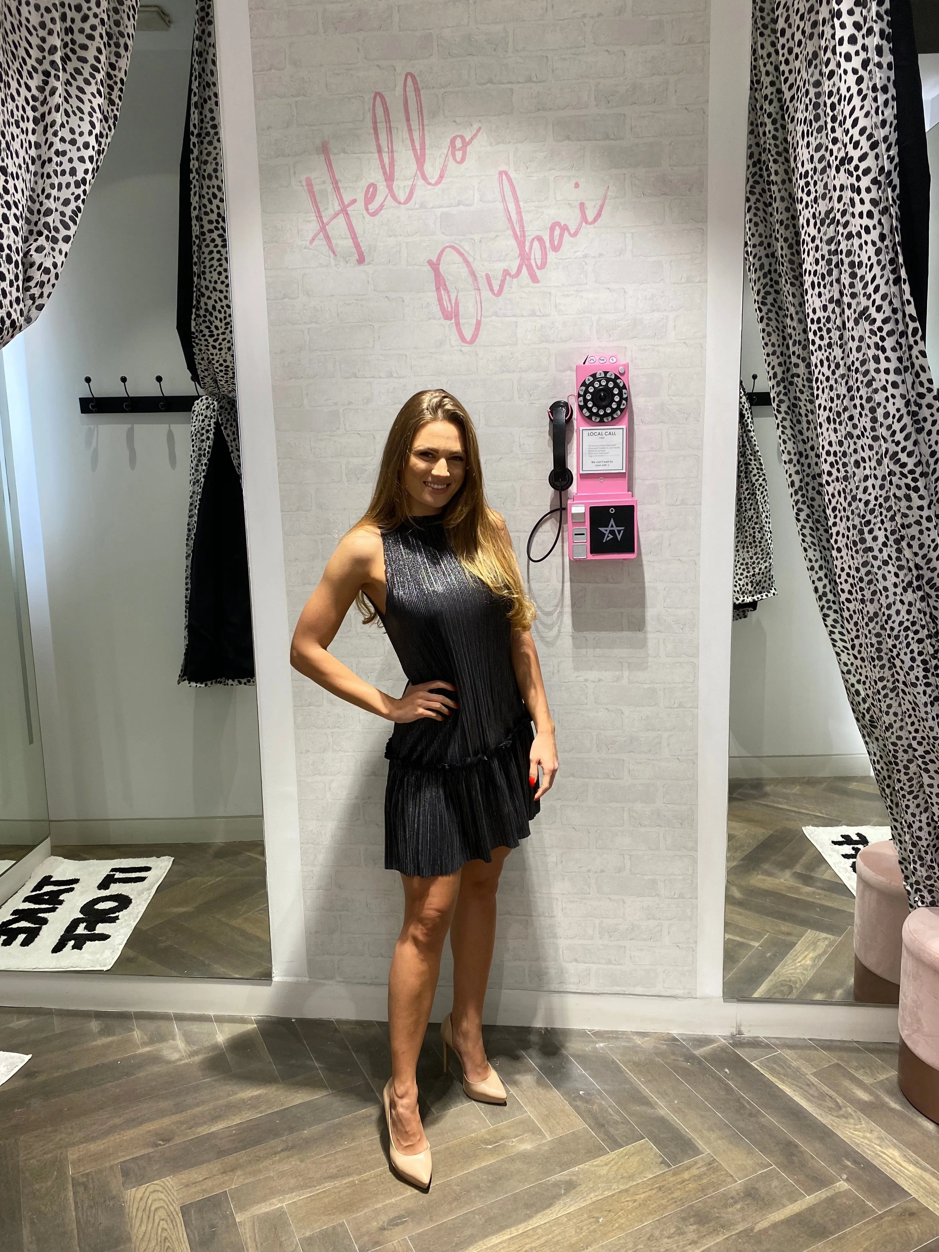 The Party Tunic - Classic Black Pleats
