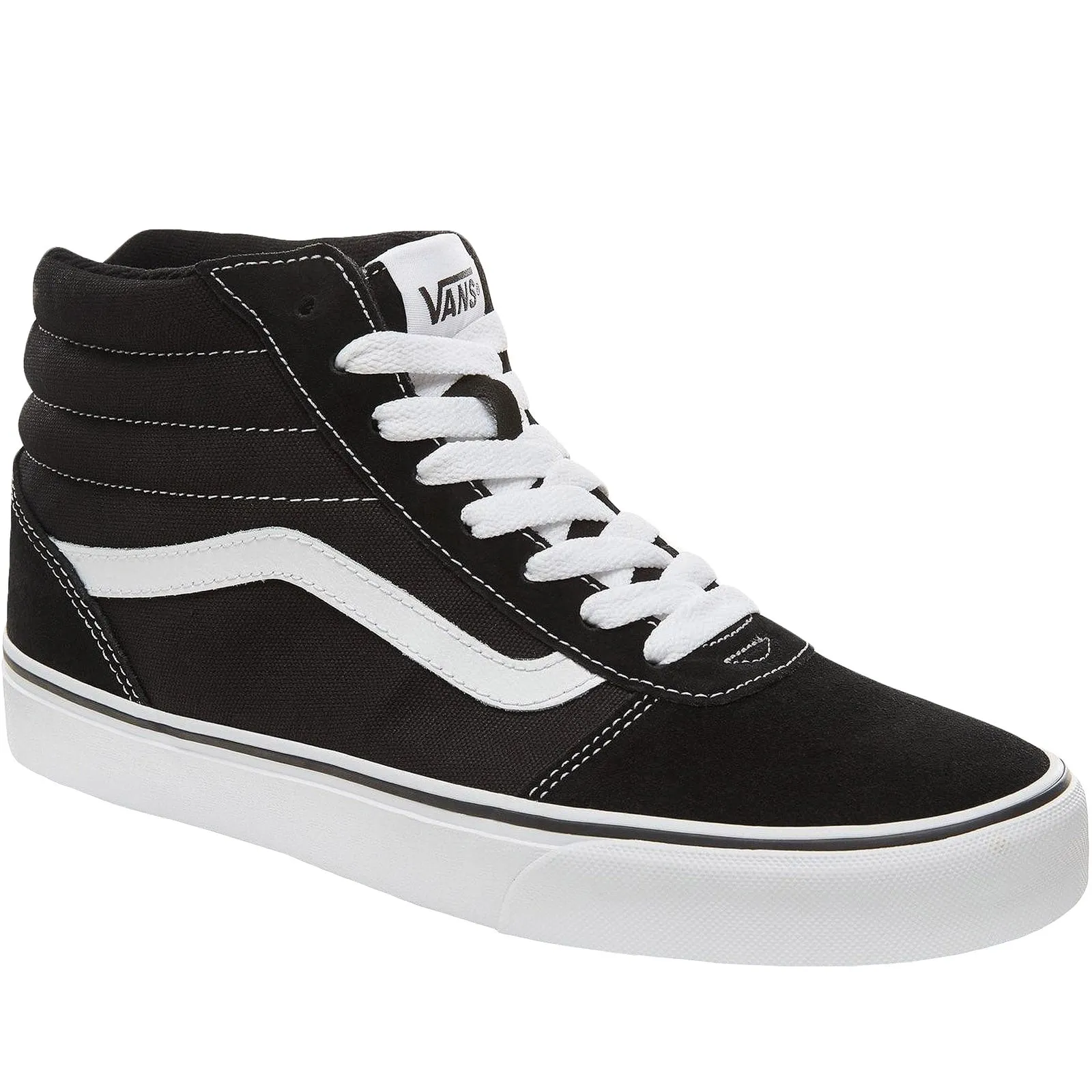 Vans Ward Hi Trainers - Black/White