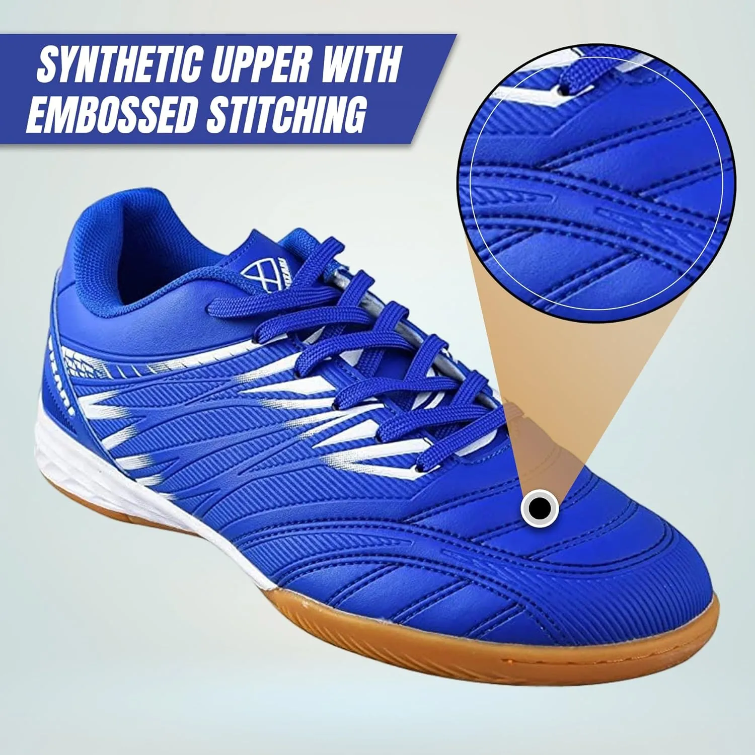 Vizari Valencia Indoor Soccer Shoes for Teen & Adult | Lightweight and Durable Men's & Women's Futsal Shoes for Superior Performance | Adult Indoor Football Cleats with Non-Marking Rubber Outsole