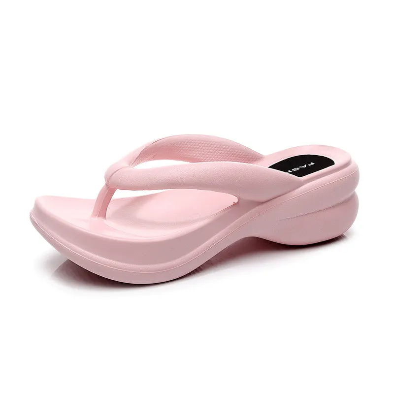 Wholesale Summer Outdoor Women's Soft Bottom EVA Flip Flops