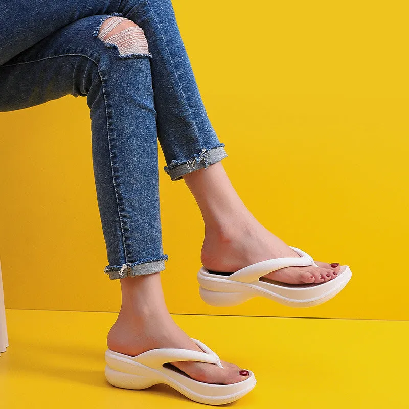 Wholesale Summer Outdoor Women's Soft Bottom EVA Flip Flops
