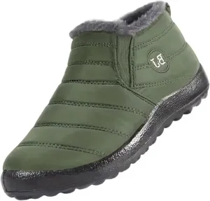 Winter Boots for Women Shoes for Women Plush Ankle Boots Waterproof Boots Lightweight Comfortable Ladies Shoes