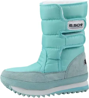 Winter Boots for Women Wide Width Brown Woman Snow Long Boots Waterproof Waterproof Snow Boots Women Knee High Boots Women Outdoor Waterproof Botas De Invierno Para Mujer Con Peluche