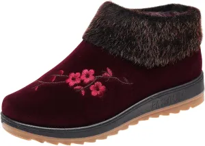 Winter Snow Boots for Women 2023 Trendy Womens Winter Boots Size 12 Women's Winter Boots White Color Black Leather Winter Boots for Women Snow Boots Wide Calf Women