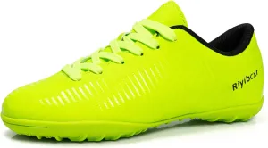 Women Soccer Cleats Lace-Up Turf Football Shoes Indoor Outdoor Low-Top Fustal Soccer Training