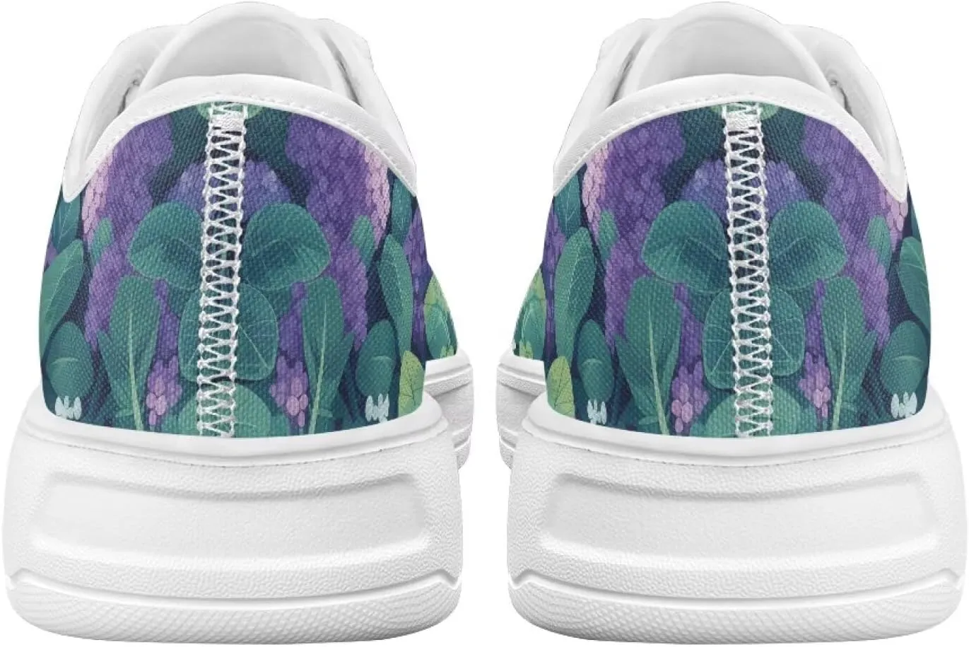 Women's Lace Up Low Top Canvas Shoes Fashion Casual Round Toe Sneakers Hands Free No Laces Barefoot Shoes US5.5-13.5