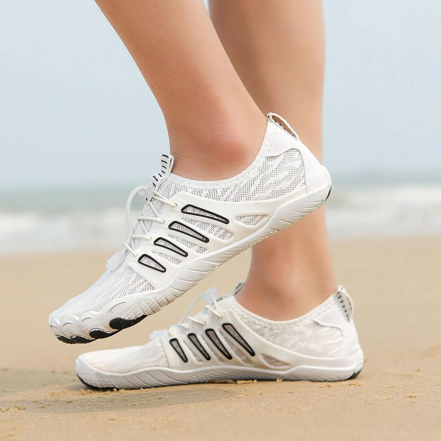 Womens Mens Hiking Footwear Quick Dry Water-Resistant Beach Shoes,Wide Toe Box&Zero Drop Trail Running Shoes,Lightweight Non-Slip Healthy Breathable Barefoot Footwear for Fishing Hunting