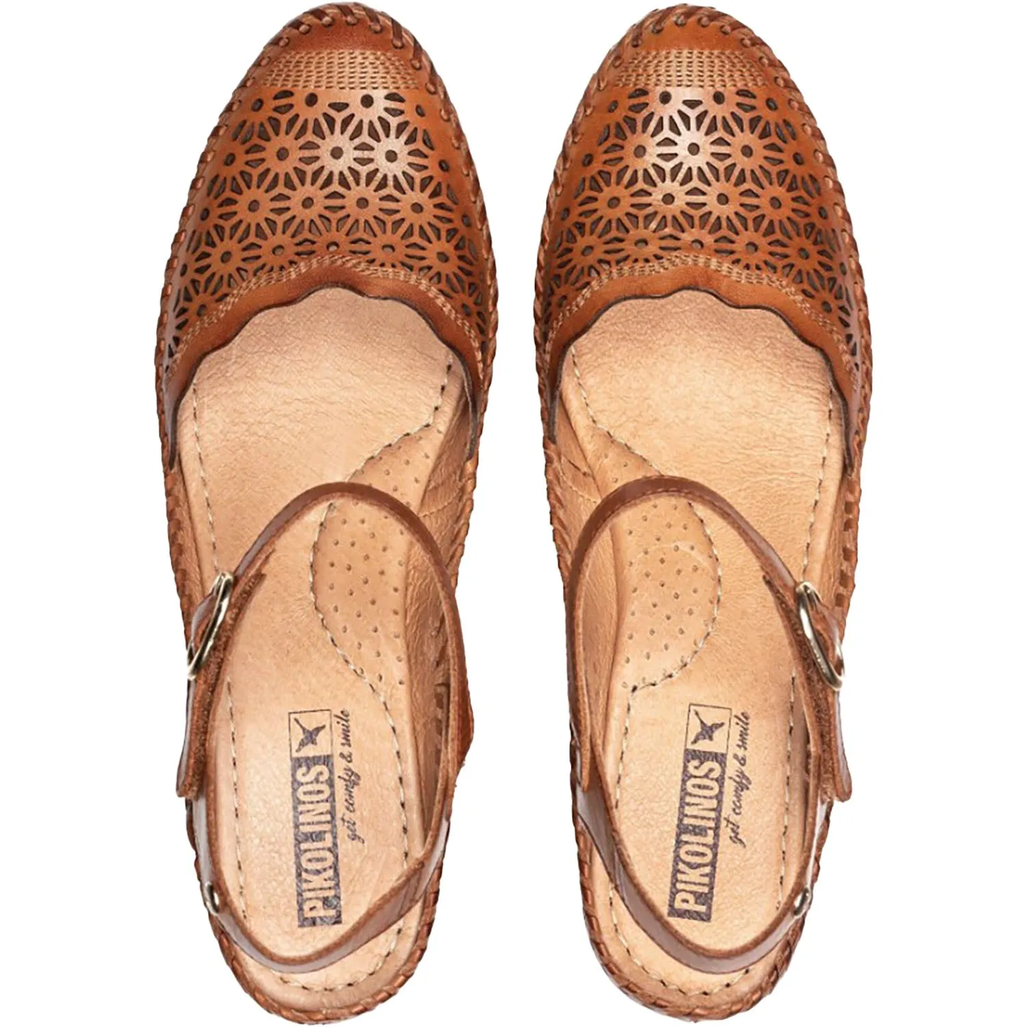 Women's Pikolinos Vila W9Y-1508 Brandy Leather